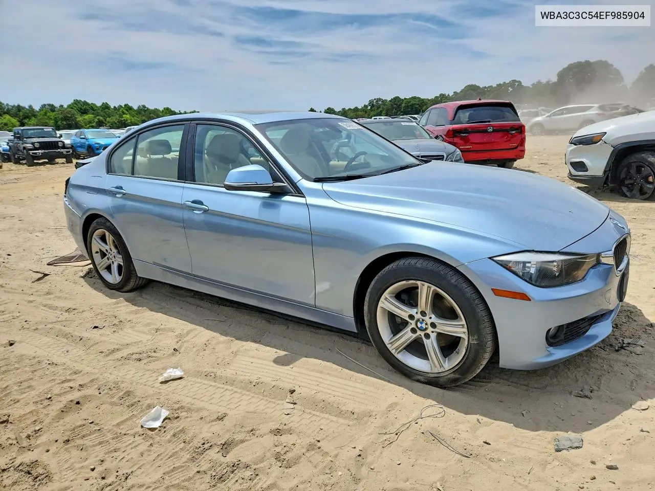 2014 BMW 320 I xDrive VIN: WBA3C3C54EF985904 Lot: 56408536