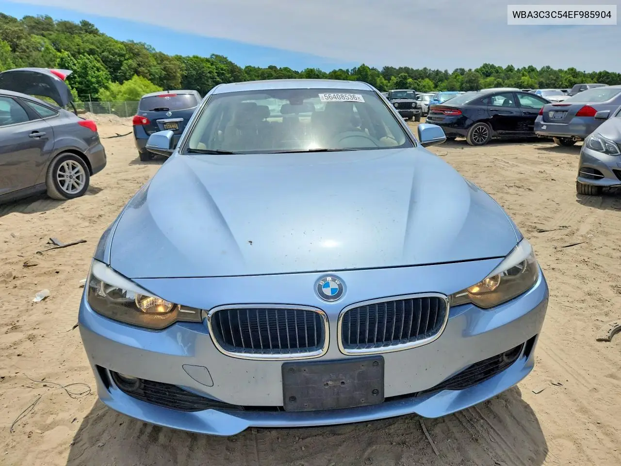 2014 BMW 320 I xDrive VIN: WBA3C3C54EF985904 Lot: 56408536