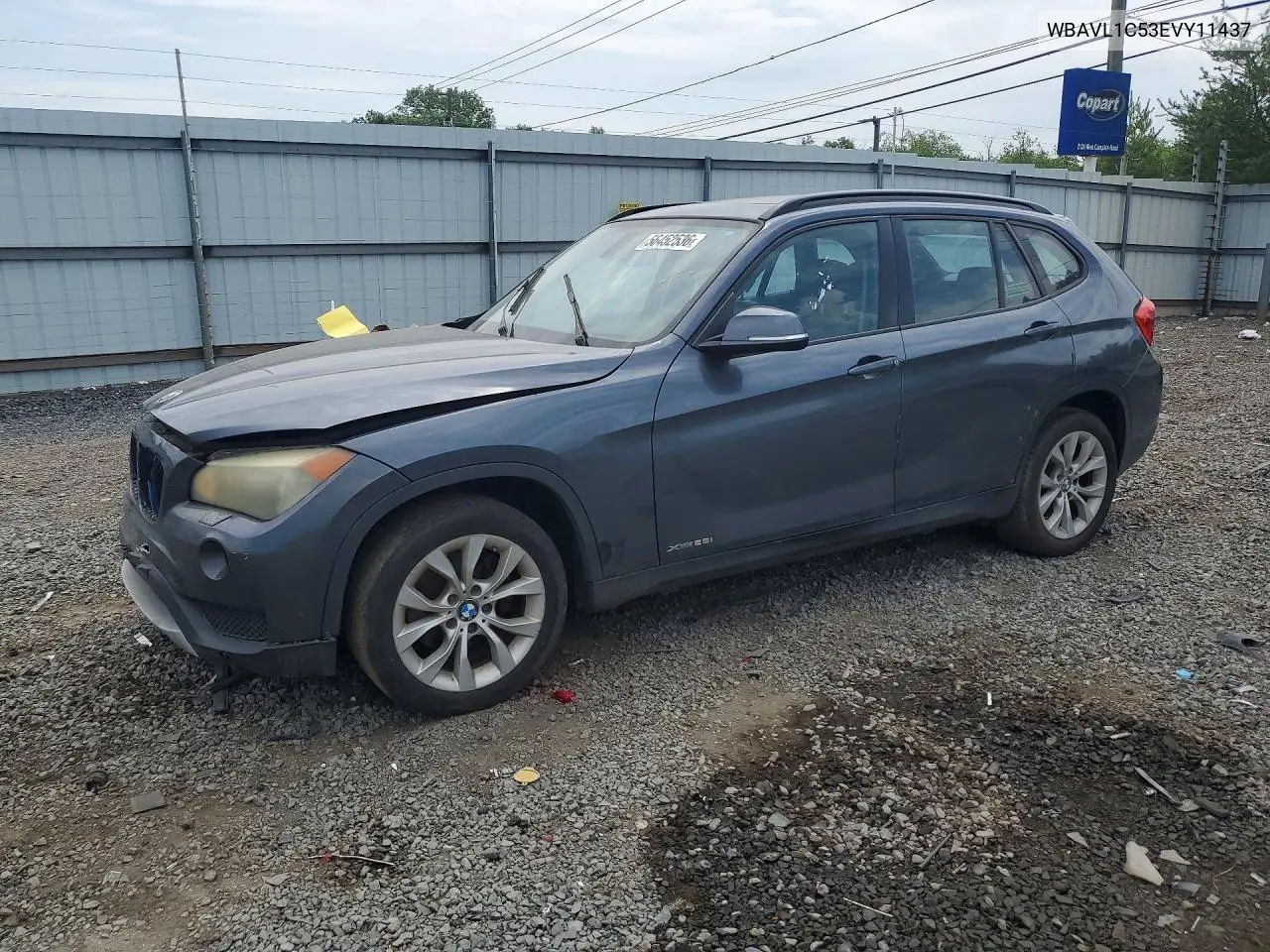 2014 BMW X1 xDrive28I VIN: WBAVL1C53EVY11437 Lot: 56452536