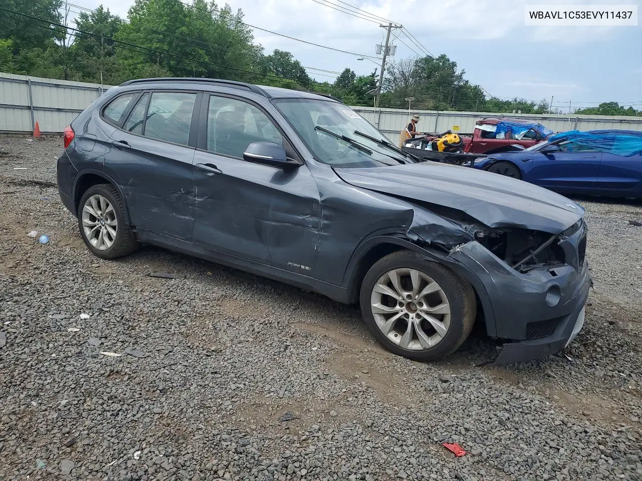 2014 BMW X1 xDrive28I VIN: WBAVL1C53EVY11437 Lot: 56452536