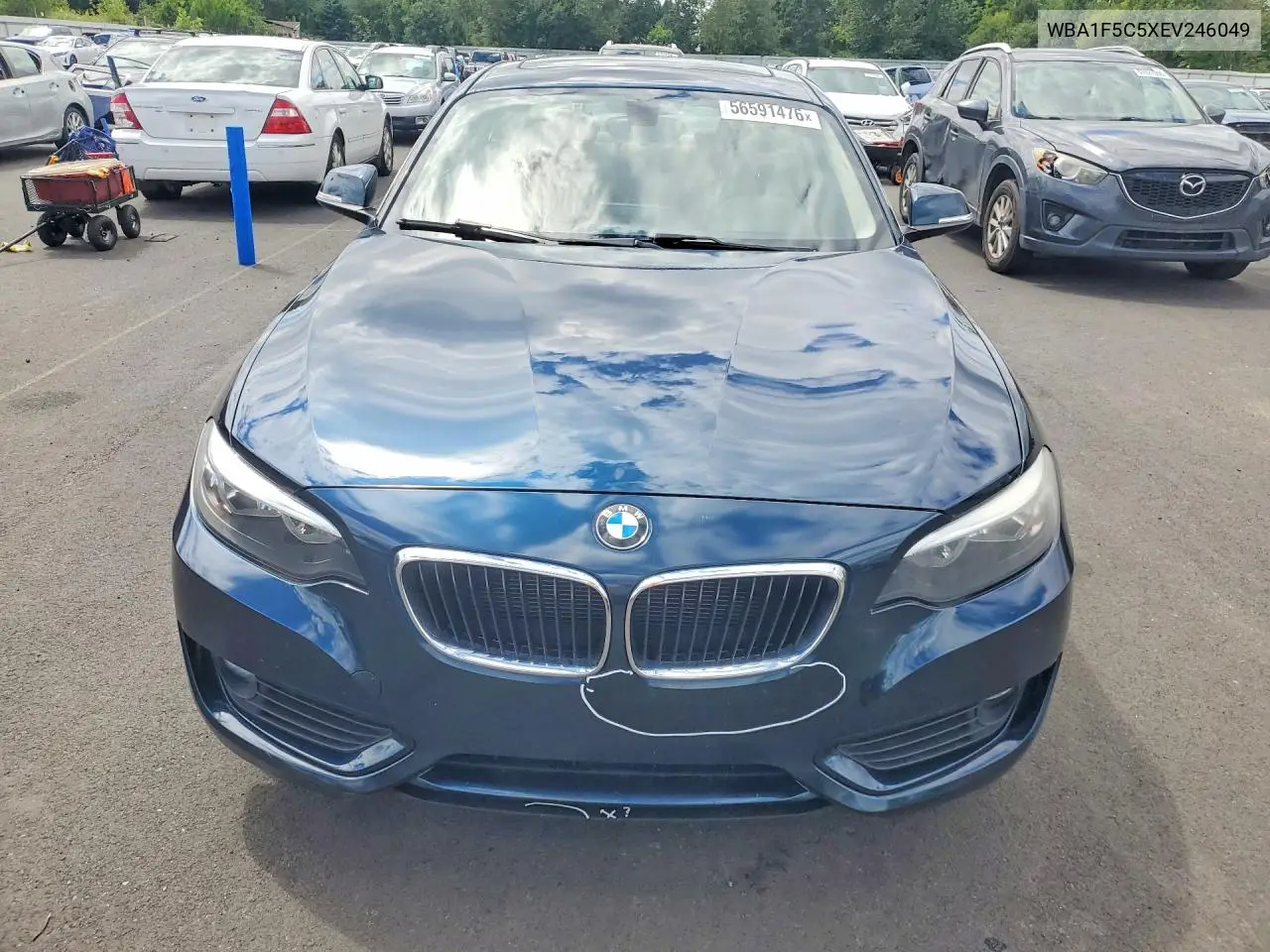 2014 BMW 228 I VIN: WBA1F5C5XEV246049 Lot: 56591476