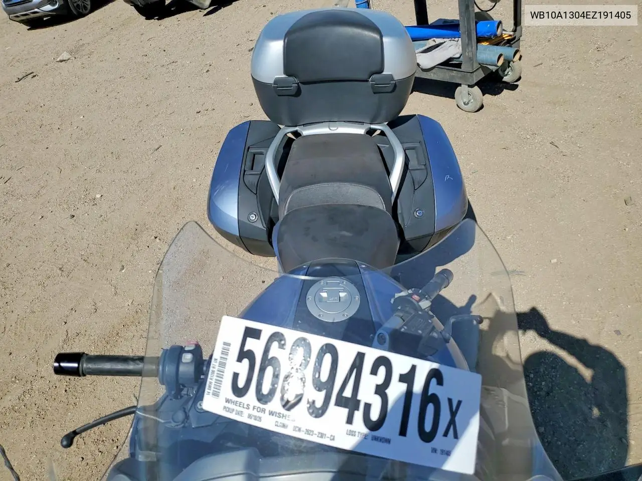2014 BMW R1200 Rt VIN: WB10A1304EZ191405 Lot: 56894316
