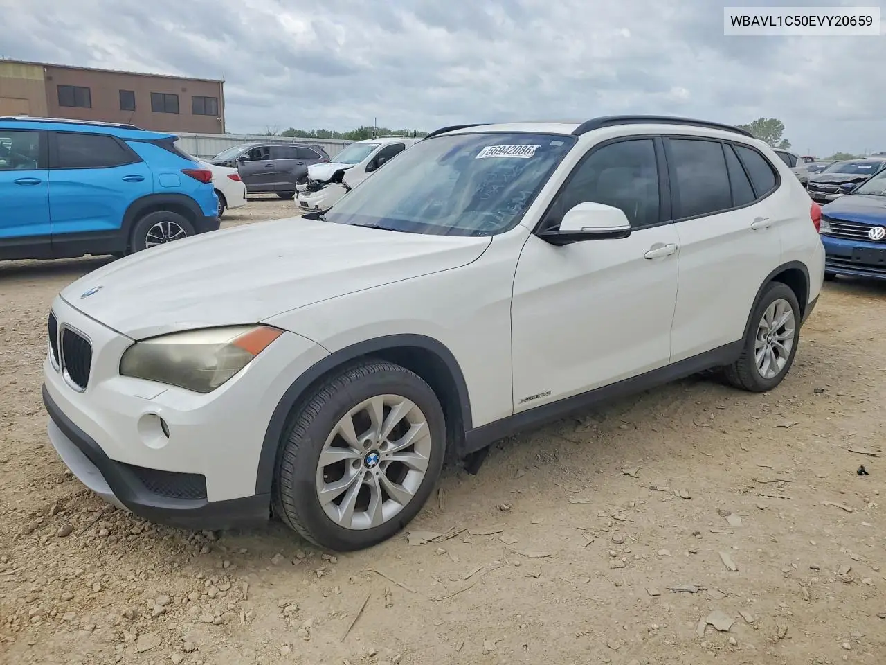 2014 BMW X1 xDrive28I VIN: WBAVL1C50EVY20659 Lot: 56942086