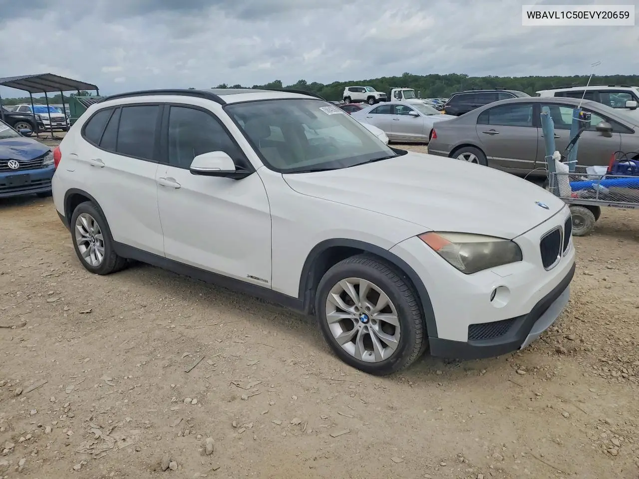 2014 BMW X1 xDrive28I VIN: WBAVL1C50EVY20659 Lot: 56942086