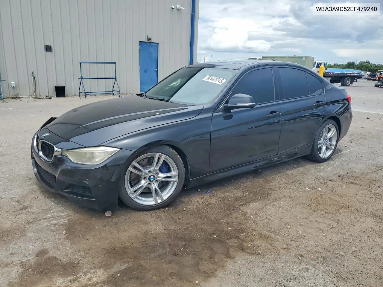 2014 BMW 335 I VIN: WBA3A9C52EF479240 Lot: 57040746