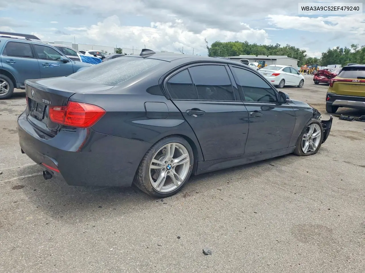 2014 BMW 335 I VIN: WBA3A9C52EF479240 Lot: 57040746