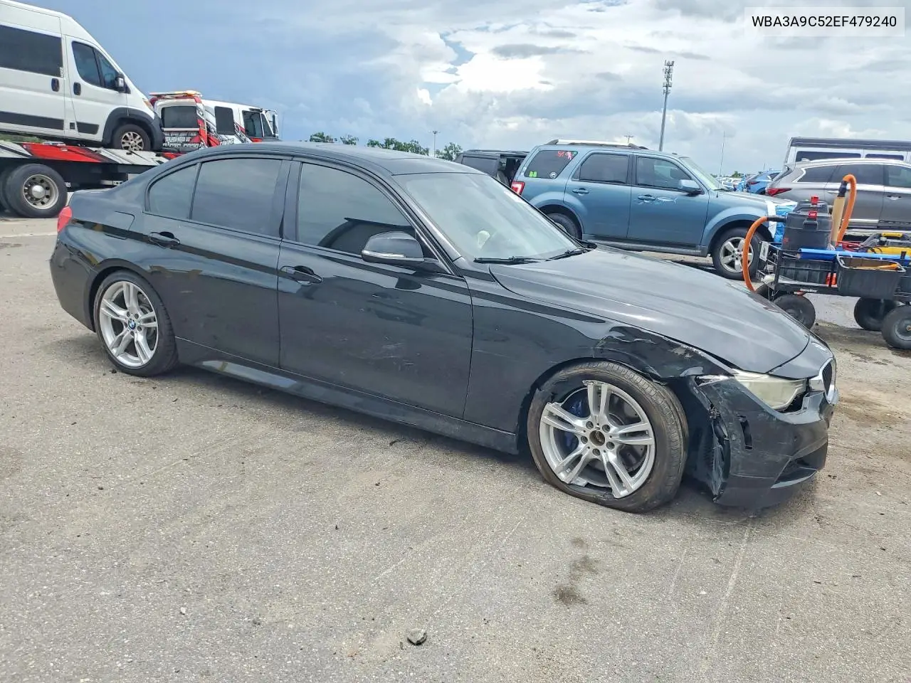 2014 BMW 335 I VIN: WBA3A9C52EF479240 Lot: 57040746