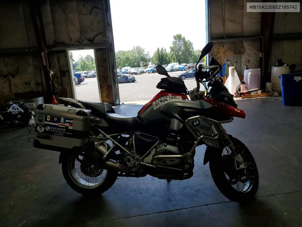 2014 BMW R1200 Gs VIN: WB10A110XEZ185742 Lot: 57432196