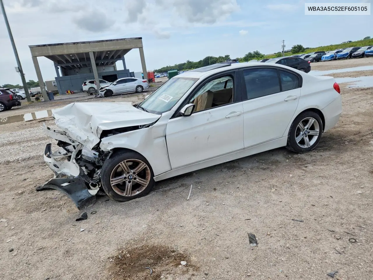 2014 BMW 328 I VIN: WBA3A5C52EF605105 Lot: 57893616