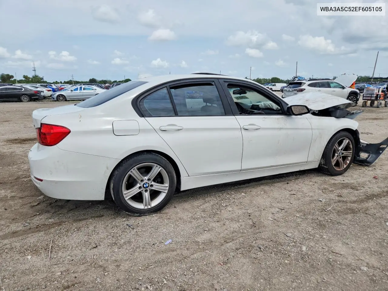 2014 BMW 328 I VIN: WBA3A5C52EF605105 Lot: 57893616