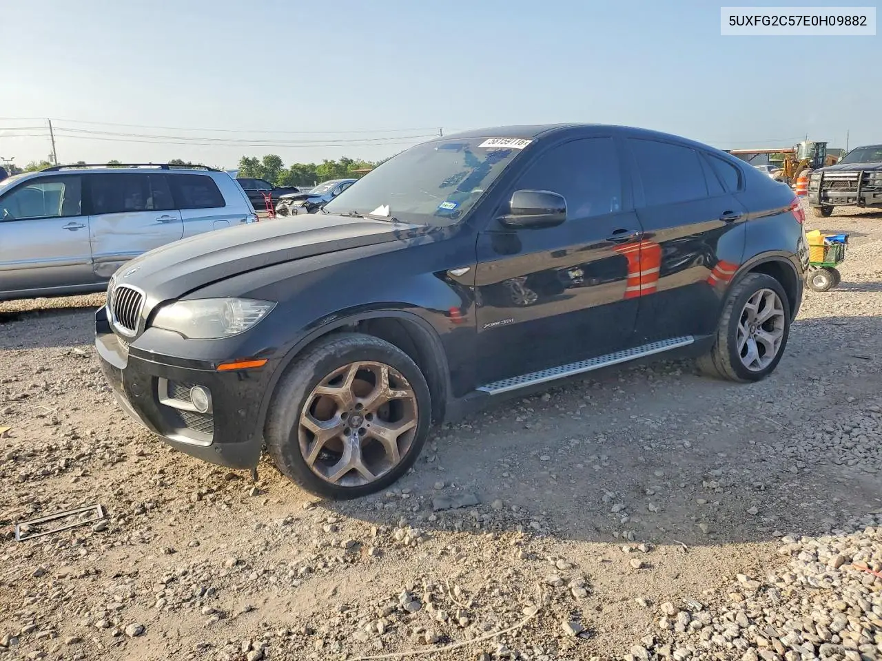2014 BMW X6 xDrive35I VIN: 5UXFG2C57E0H09882 Lot: 58159116
