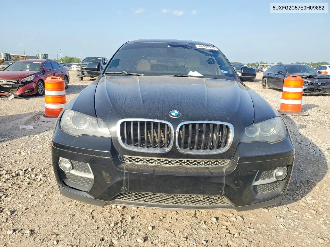 2014 BMW X6 xDrive35I VIN: 5UXFG2C57E0H09882 Lot: 58159116