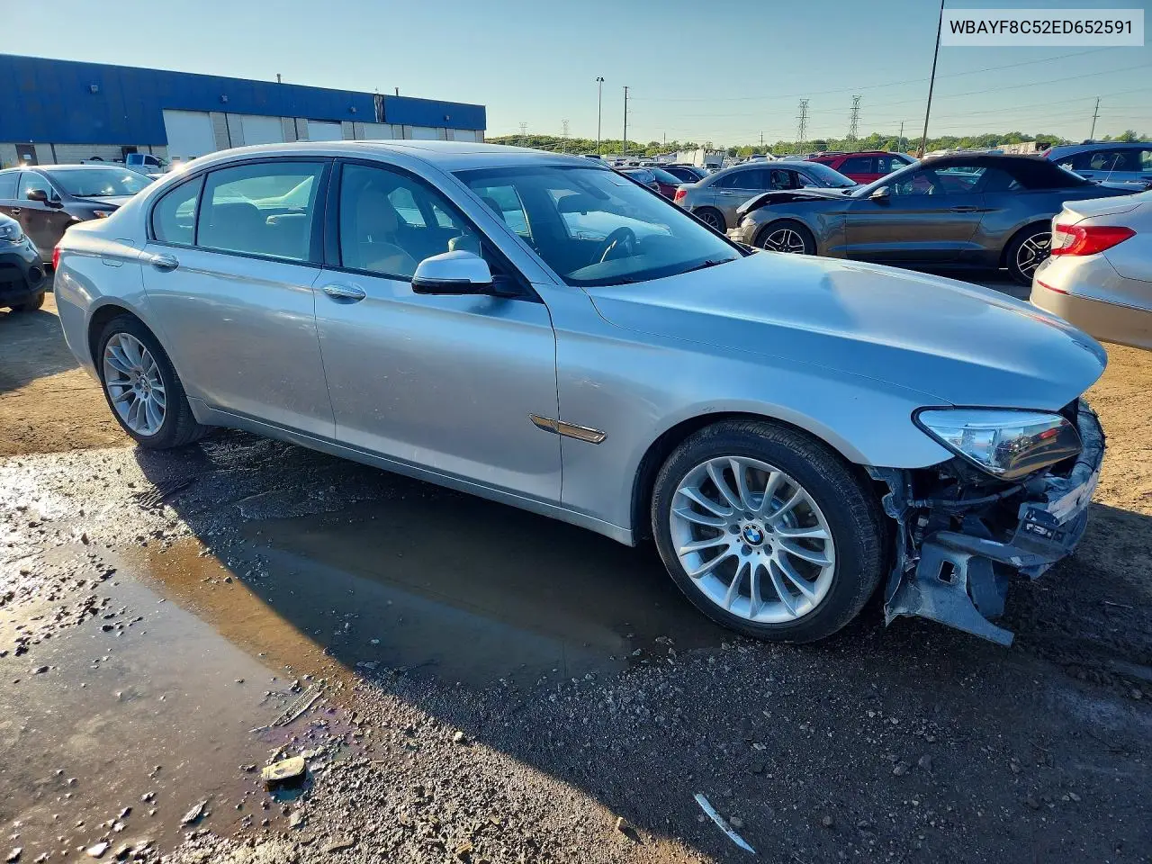 2014 BMW 750 Lxi VIN: WBAYF8C52ED652591 Lot: 58300206