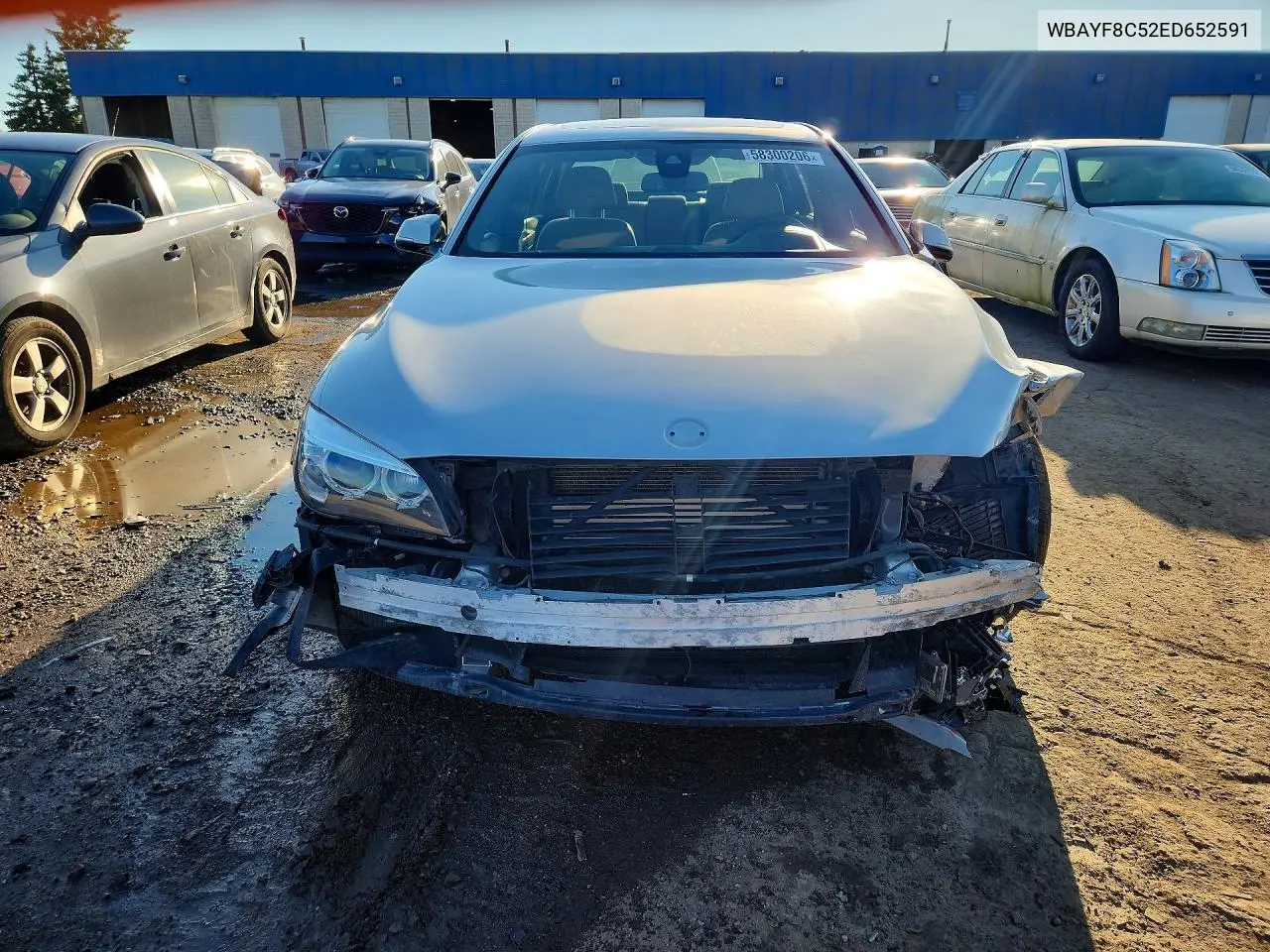 2014 BMW 750 Lxi VIN: WBAYF8C52ED652591 Lot: 58300206