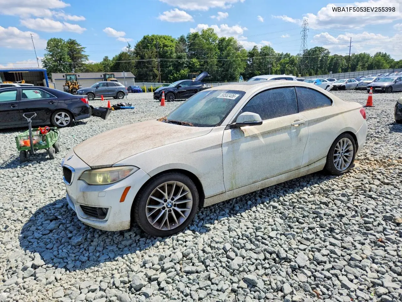 2014 BMW 2 Series VIN: WBA1F5C53EV255398 Lot: 58552406