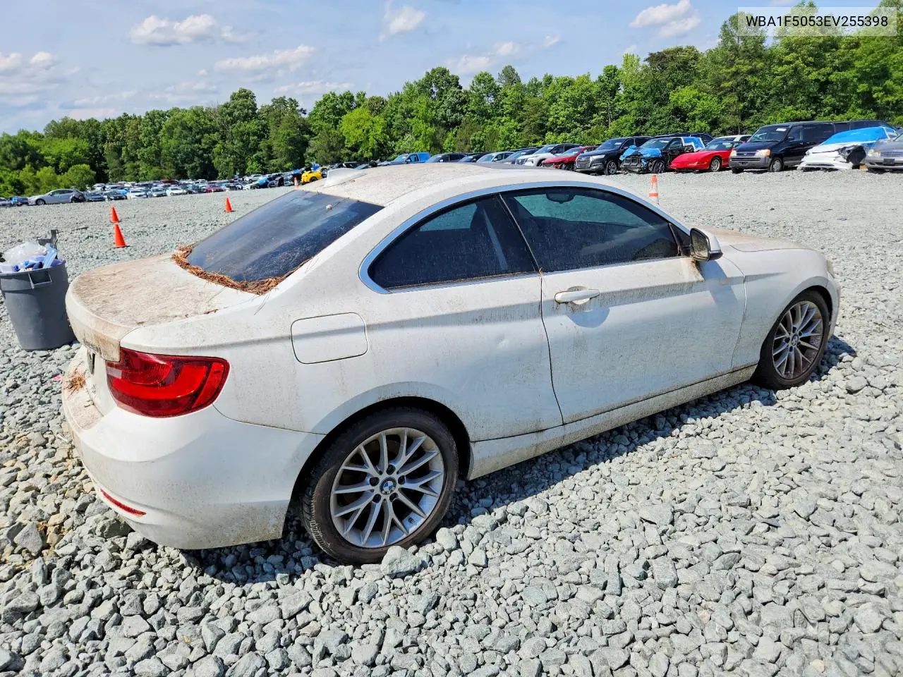 2014 BMW 2 Series VIN: WBA1F5C53EV255398 Lot: 58552406