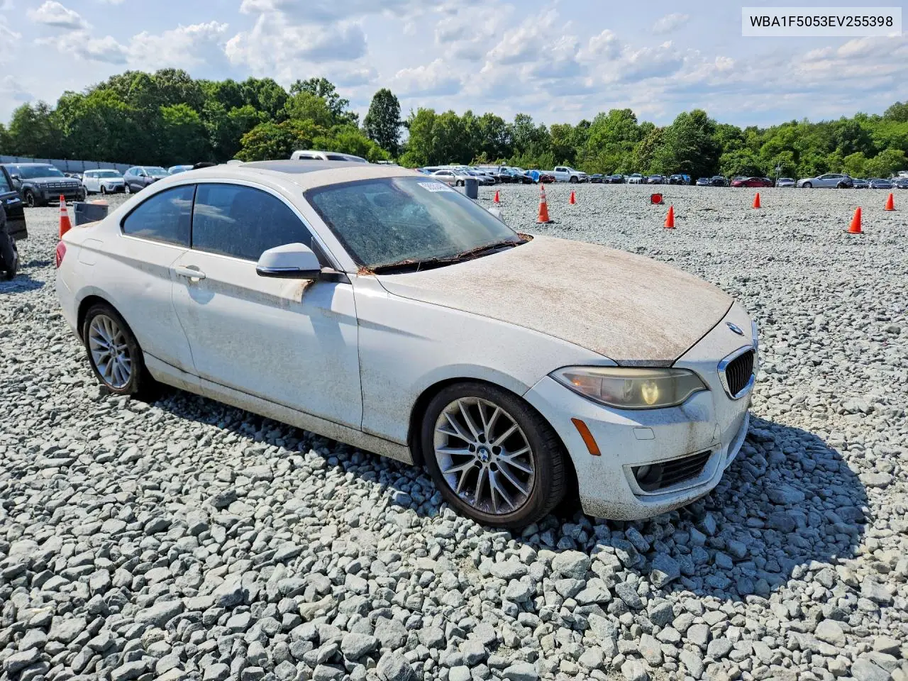 2014 BMW 2 Series VIN: WBA1F5C53EV255398 Lot: 58552406