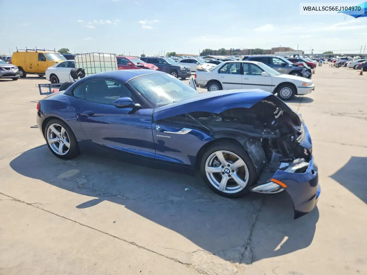 2014 BMW Z4 Sdrive28I VIN: WBALL5C56EJ104970 Lot: 58783496