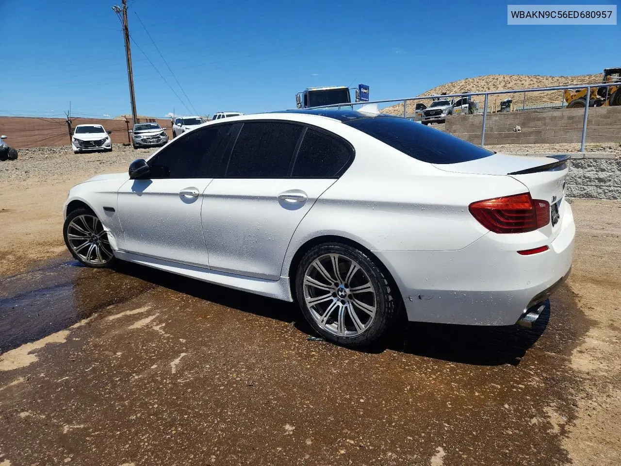 2014 BMW 550 I VIN: WBAKN9C56ED680957 Lot: 59002536