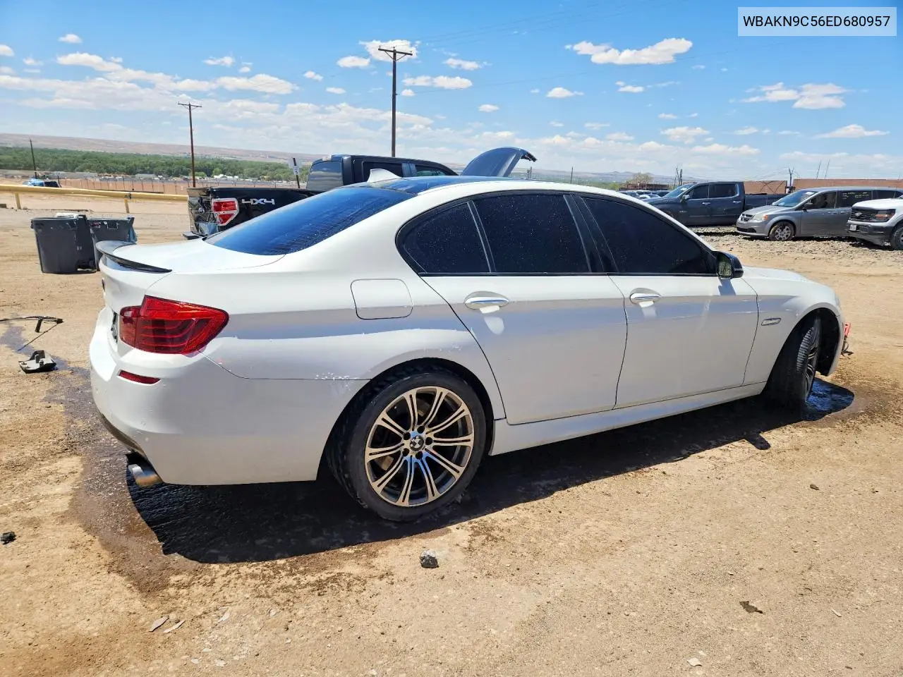 2014 BMW 550 I VIN: WBAKN9C56ED680957 Lot: 59002536