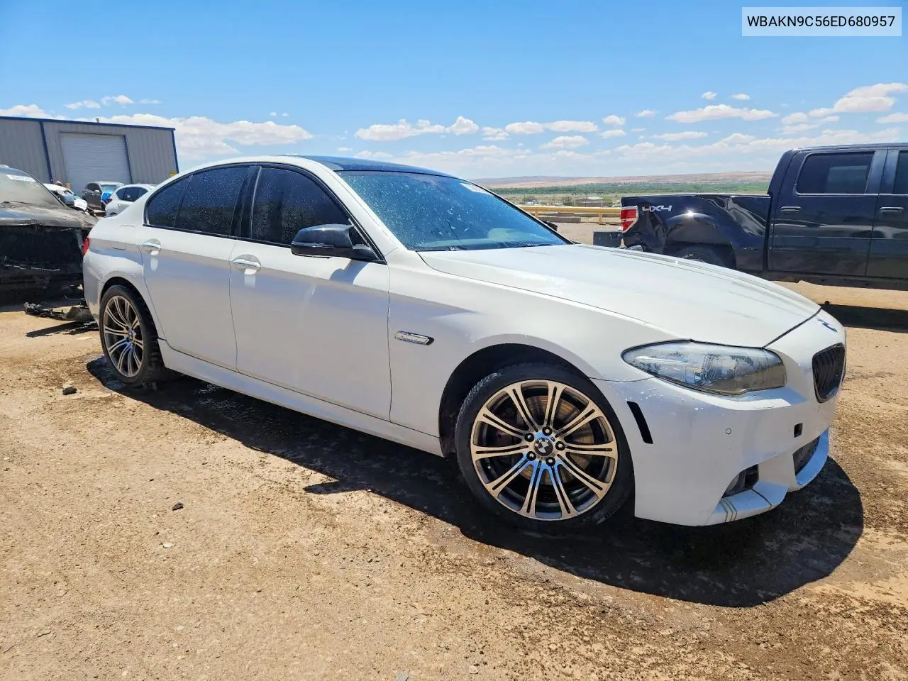 2014 BMW 550 I VIN: WBAKN9C56ED680957 Lot: 59002536