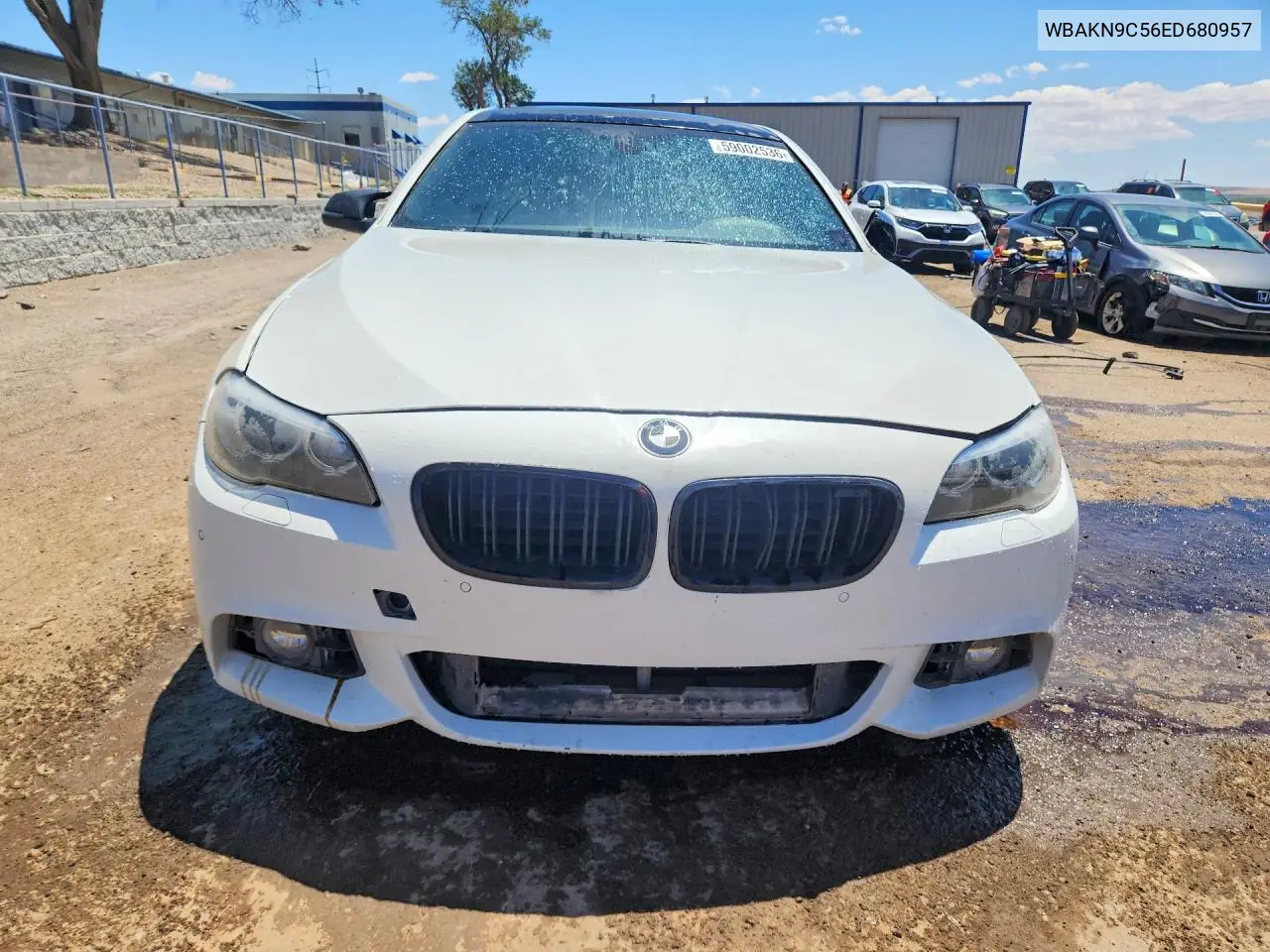2014 BMW 550 I VIN: WBAKN9C56ED680957 Lot: 59002536
