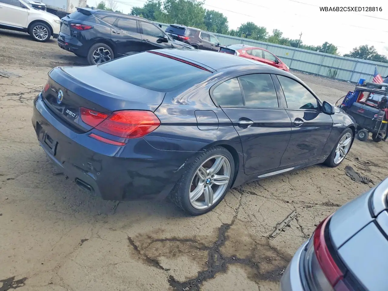 2014 BMW 650 I Gran Coupe VIN: WBA6B2C5XED128816 Lot: 60189216