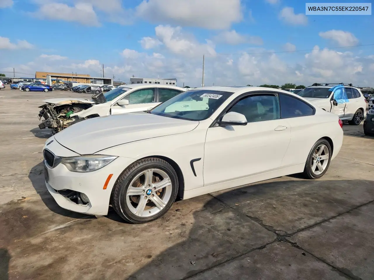 2014 BMW 428 I VIN: WBA3N7C55EK220547 Lot: 60342406