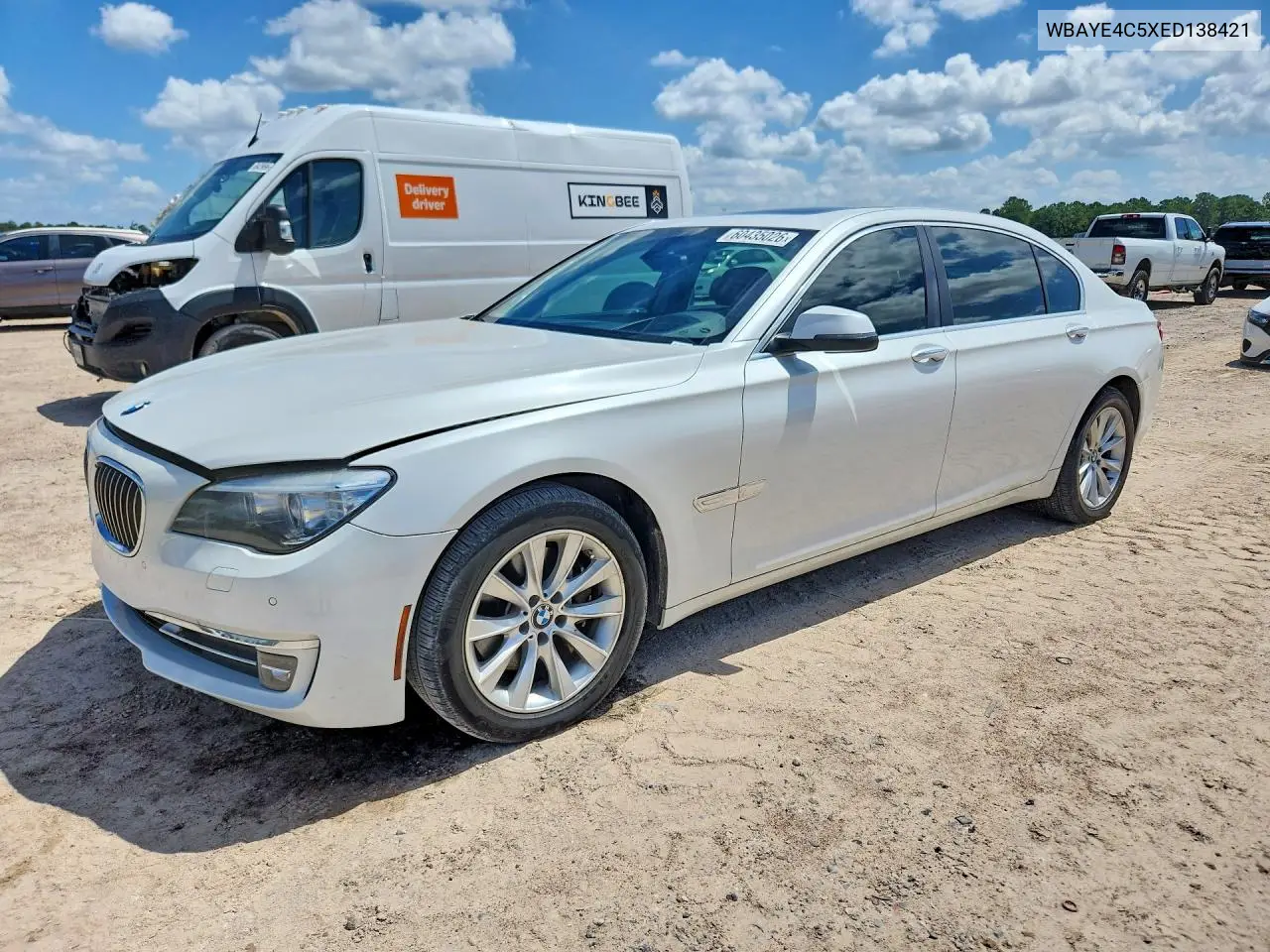 2014 BMW 740 Li VIN: WBAYE4C5XED138421 Lot: 60435026