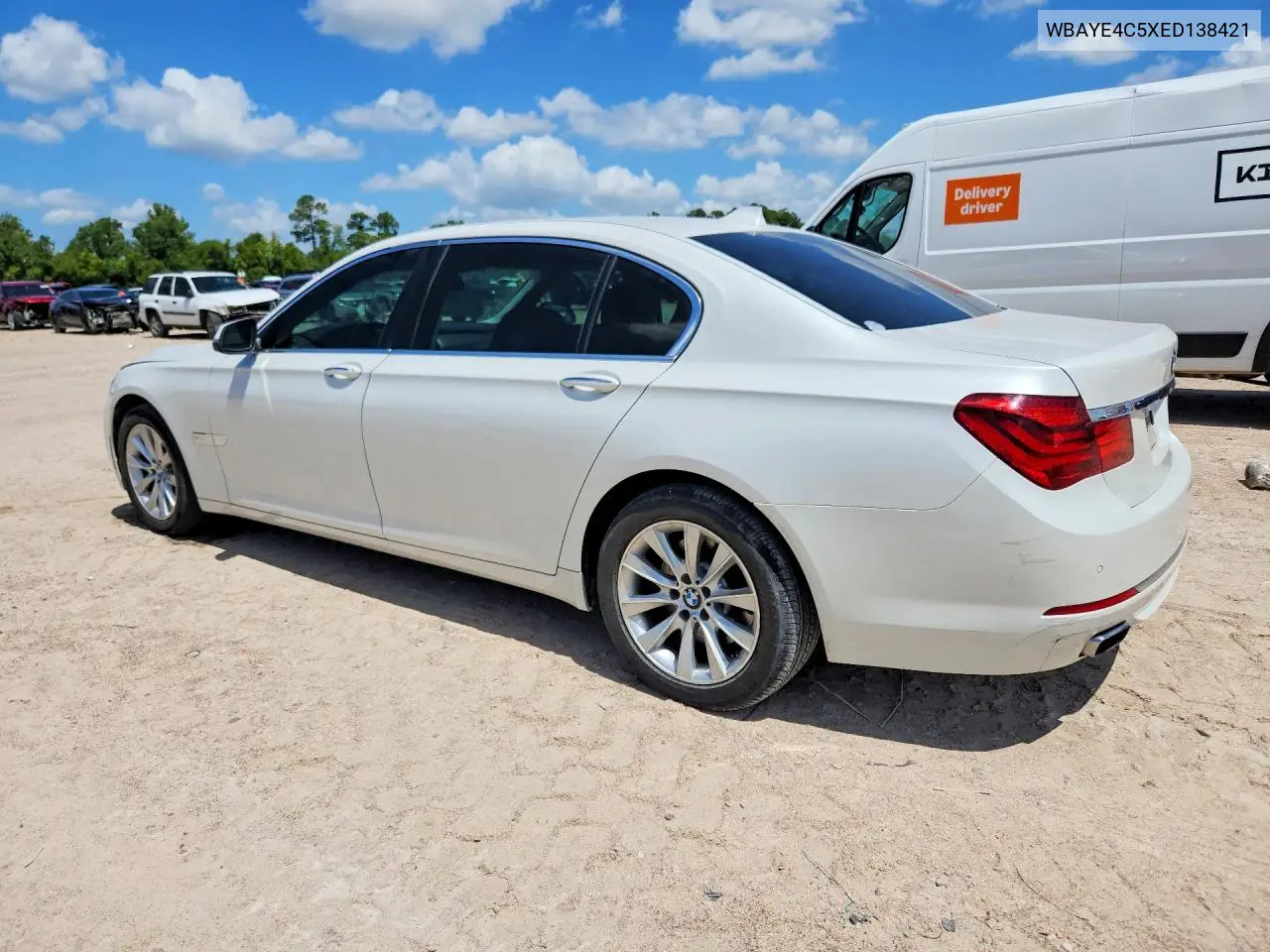 2014 BMW 740 Li VIN: WBAYE4C5XED138421 Lot: 60435026