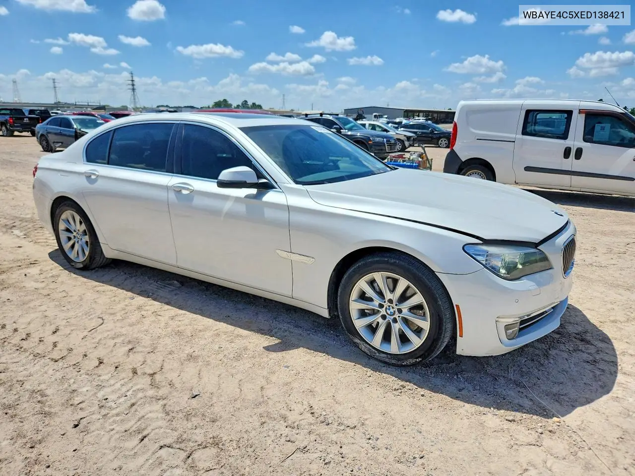 2014 BMW 740 Li VIN: WBAYE4C5XED138421 Lot: 60435026