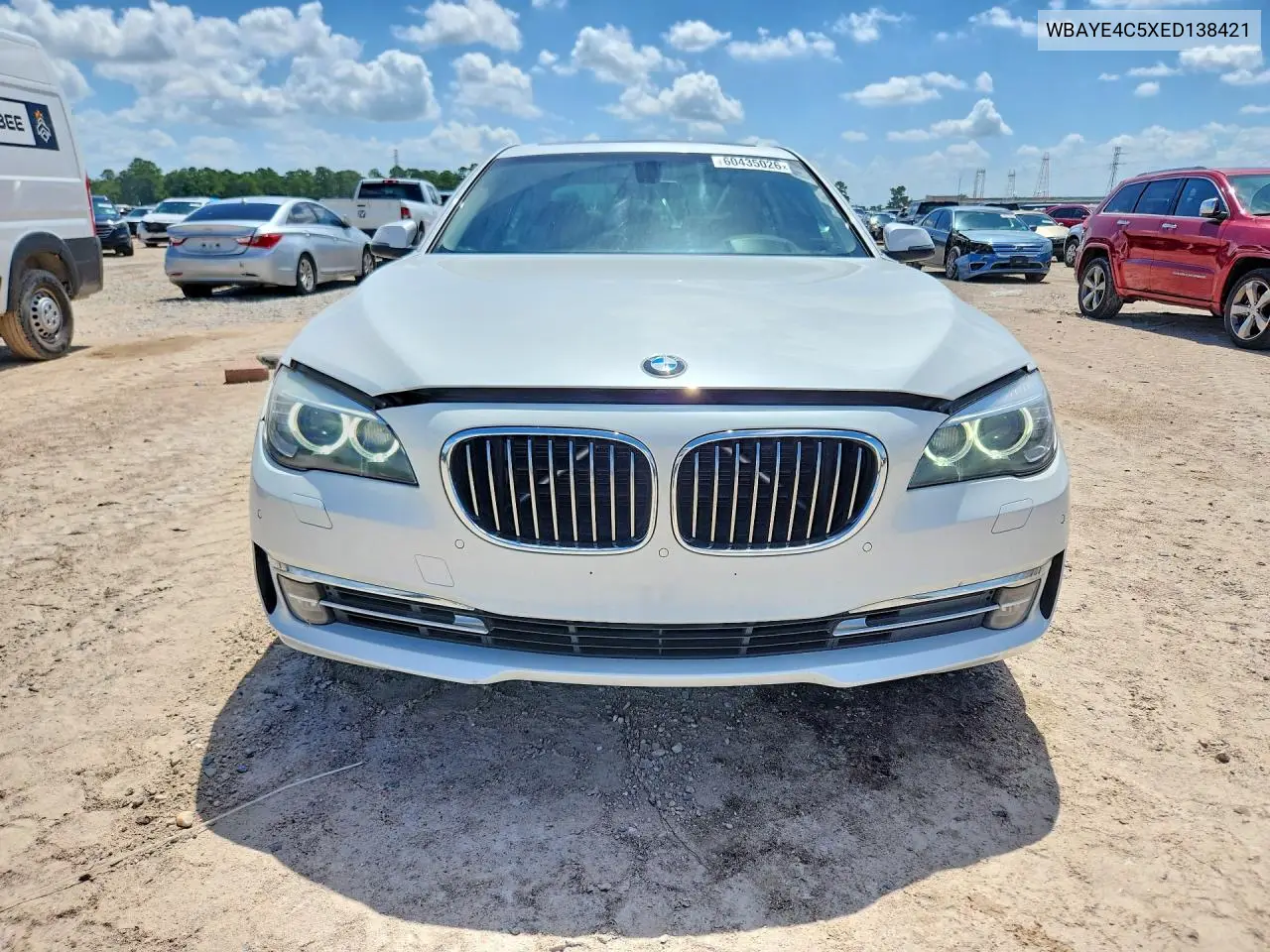 2014 BMW 740 Li VIN: WBAYE4C5XED138421 Lot: 60435026