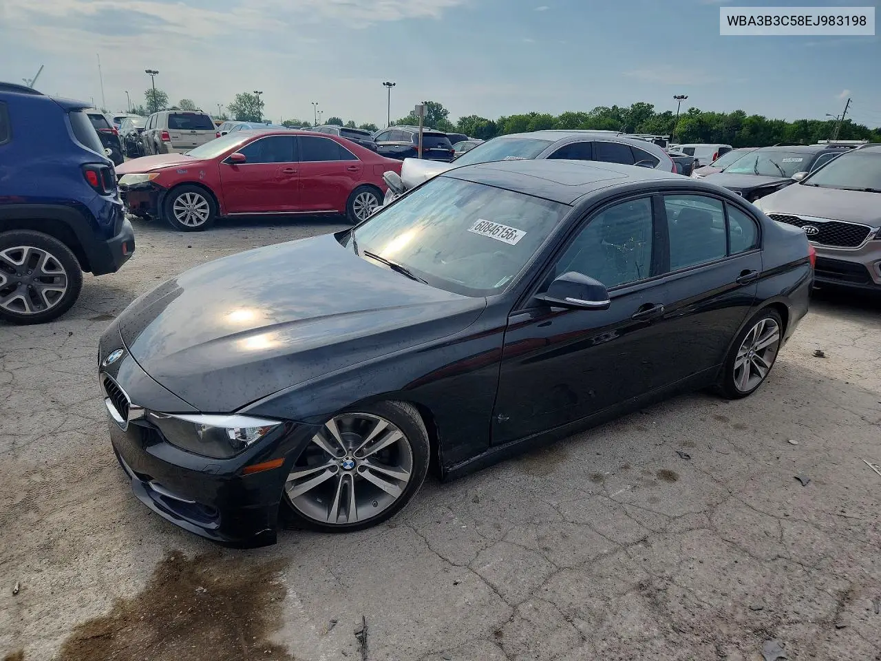 2014 BMW 328 Xi VIN: WBA3B3C58EJ983198 Lot: 60846156