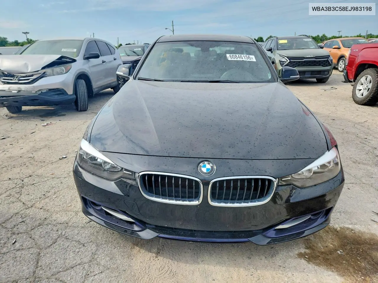 2014 BMW 328 Xi VIN: WBA3B3C58EJ983198 Lot: 60846156
