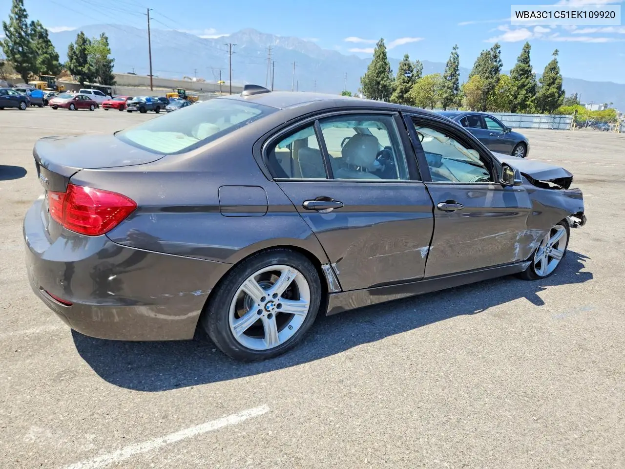 2014 BMW 328 I Sulev VIN: WBA3C1C51EK109920 Lot: 60879276