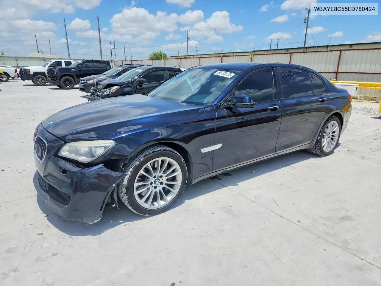 2014 BMW 750 Li VIN: WBAYE8C55ED780424 Lot: 85769575