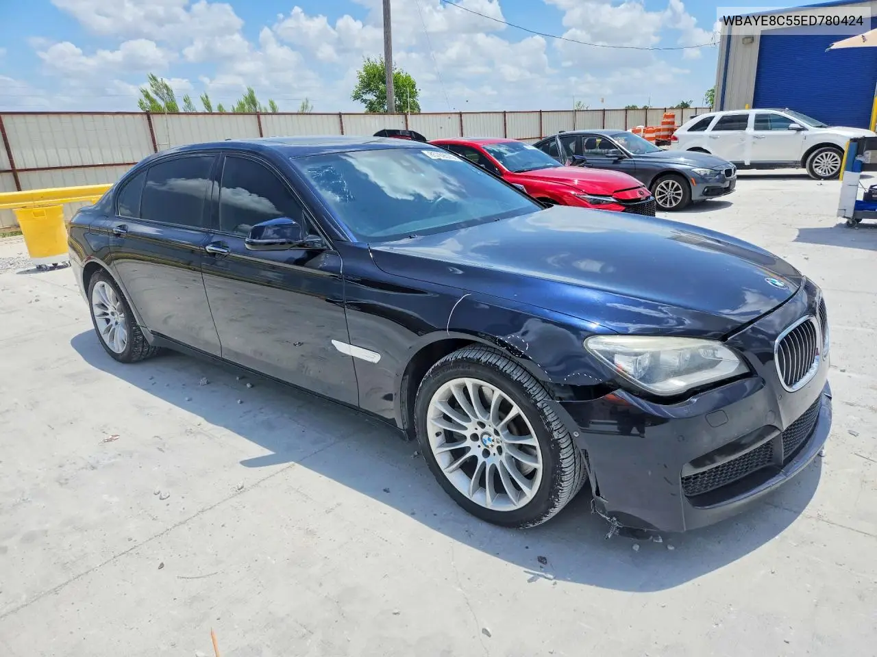 2014 BMW 750 Li VIN: WBAYE8C55ED780424 Lot: 85769575