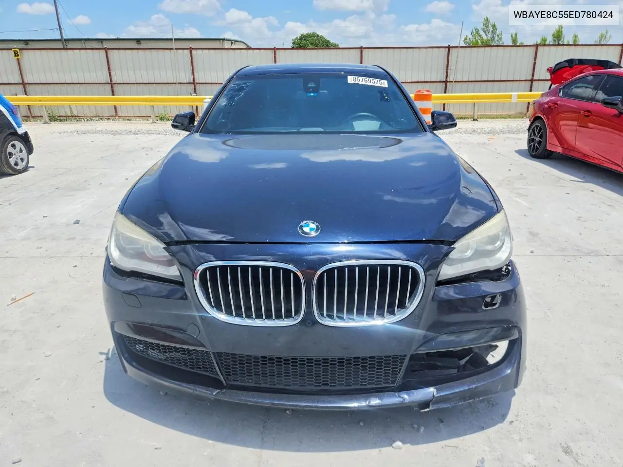 2014 BMW 750 Li VIN: WBAYE8C55ED780424 Lot: 85769575