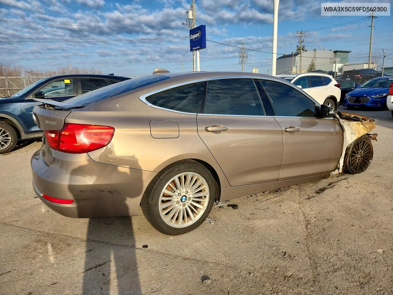 2015 BMW 328 Xigt VIN: WBA3X5C59FD562300 Lot: 50432276