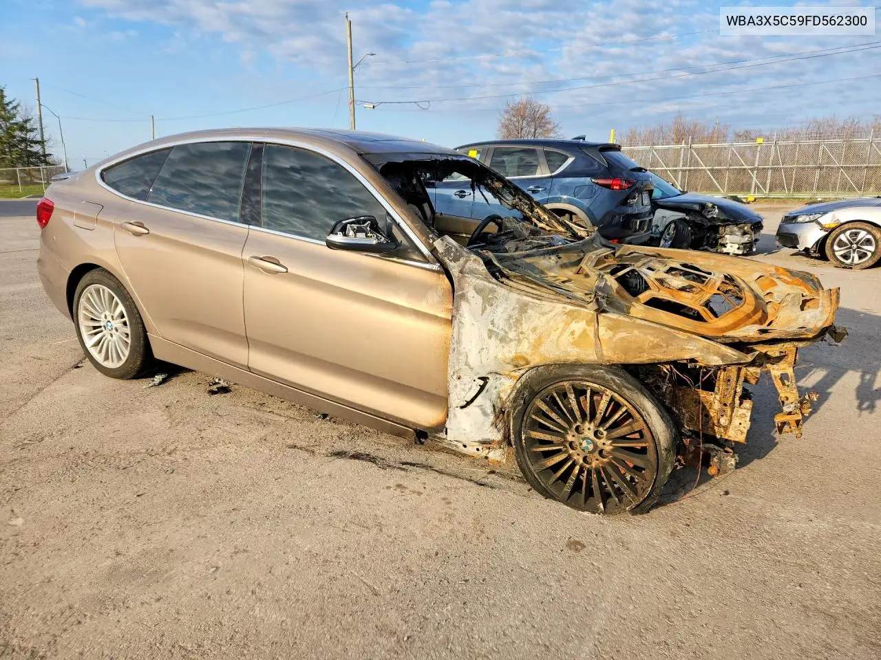 2015 BMW 328 Xigt VIN: WBA3X5C59FD562300 Lot: 50432276