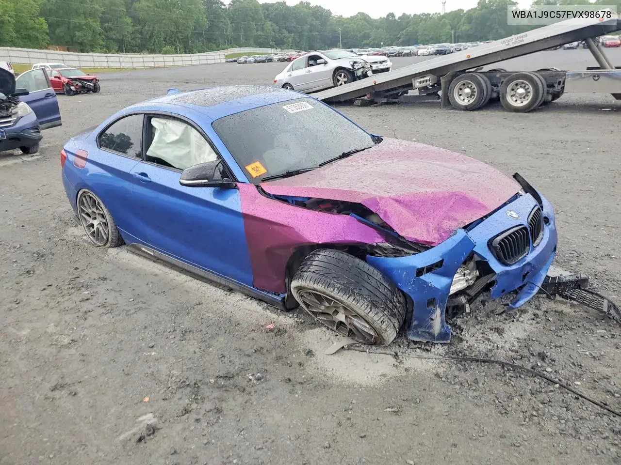 2015 BMW M235Xi VIN: WBA1J9C57FVX98678 Lot: 51353936