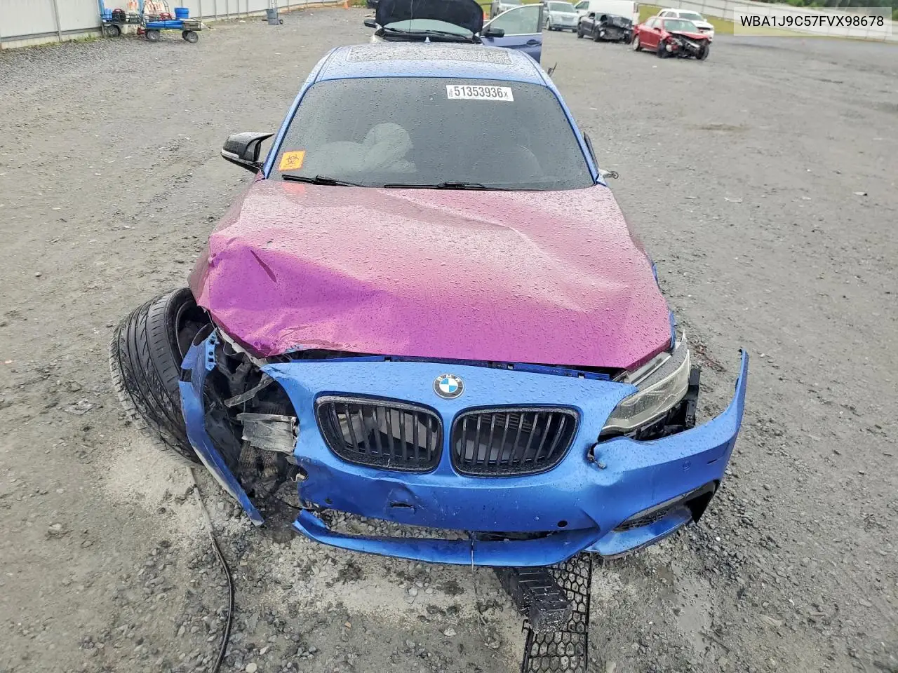 2015 BMW M235Xi VIN: WBA1J9C57FVX98678 Lot: 51353936