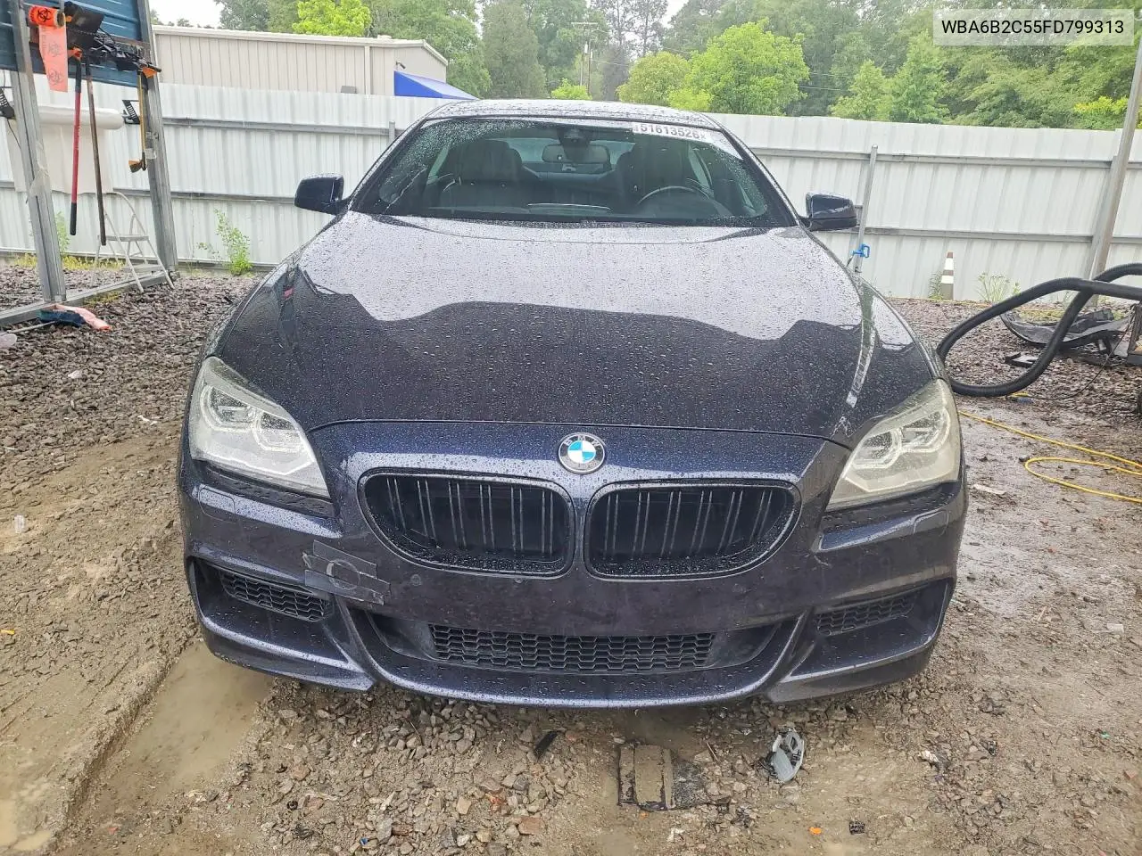 2015 BMW 650 I Gran Coupe VIN: WBA6B2C55FD799313 Lot: 51613526