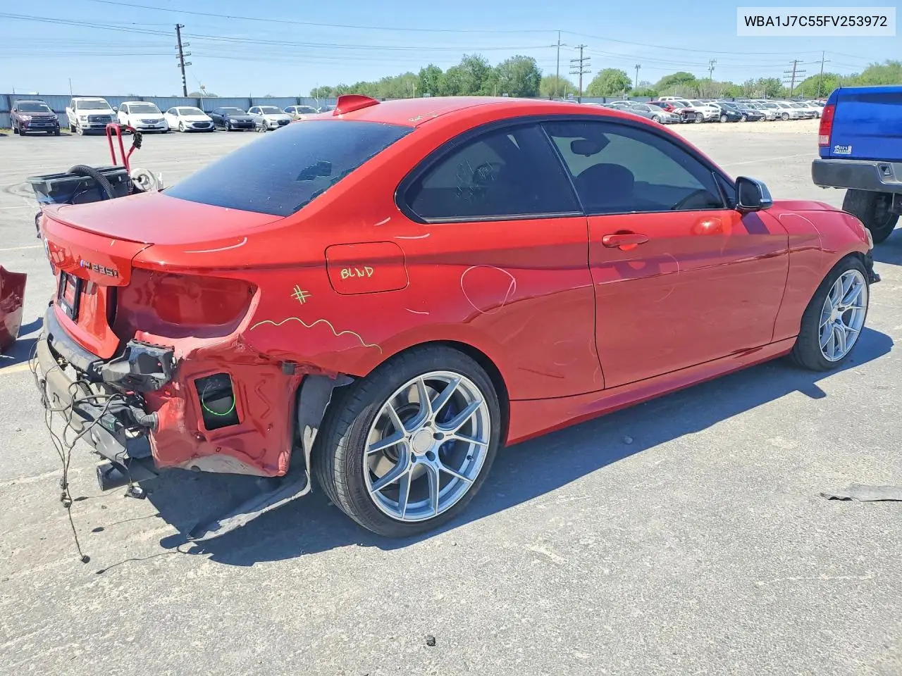 2015 BMW M235I VIN: WBA1J7C55FV253972 Lot: 52237736