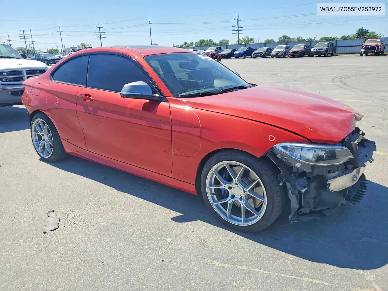 2015 BMW M235I VIN: WBA1J7C55FV253972 Lot: 52237736
