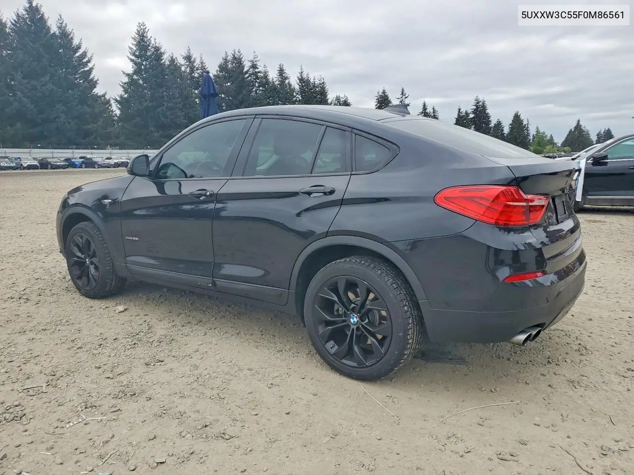 2015 BMW X4 xDrive28I VIN: 5UXXW3C55F0M86561 Lot: 52429896