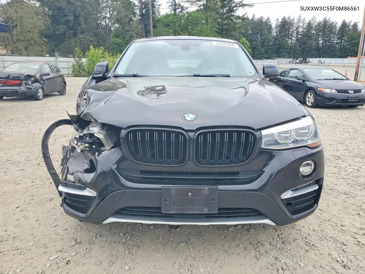 2015 BMW X4 xDrive28I VIN: 5UXXW3C55F0M86561 Lot: 52429896