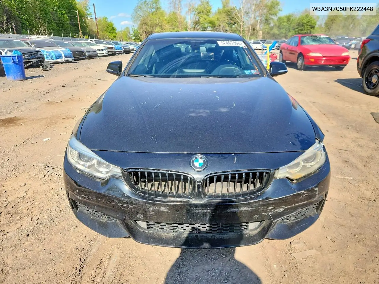 2015 BMW 428 I VIN: WBA3N7C50FK222448 Lot: 52467896