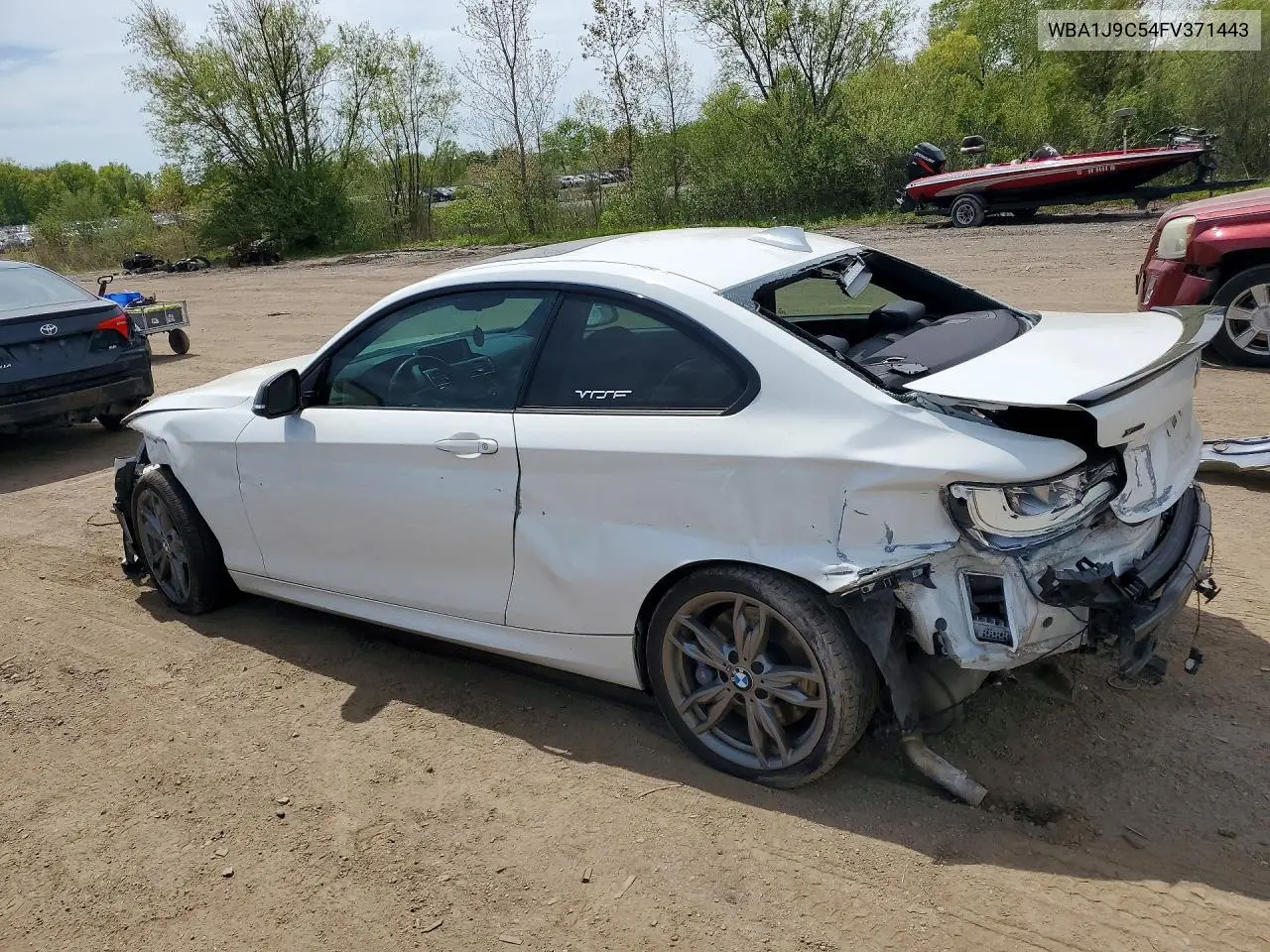 2015 BMW M235Xi VIN: WBA1J9C54FV371443 Lot: 52804586