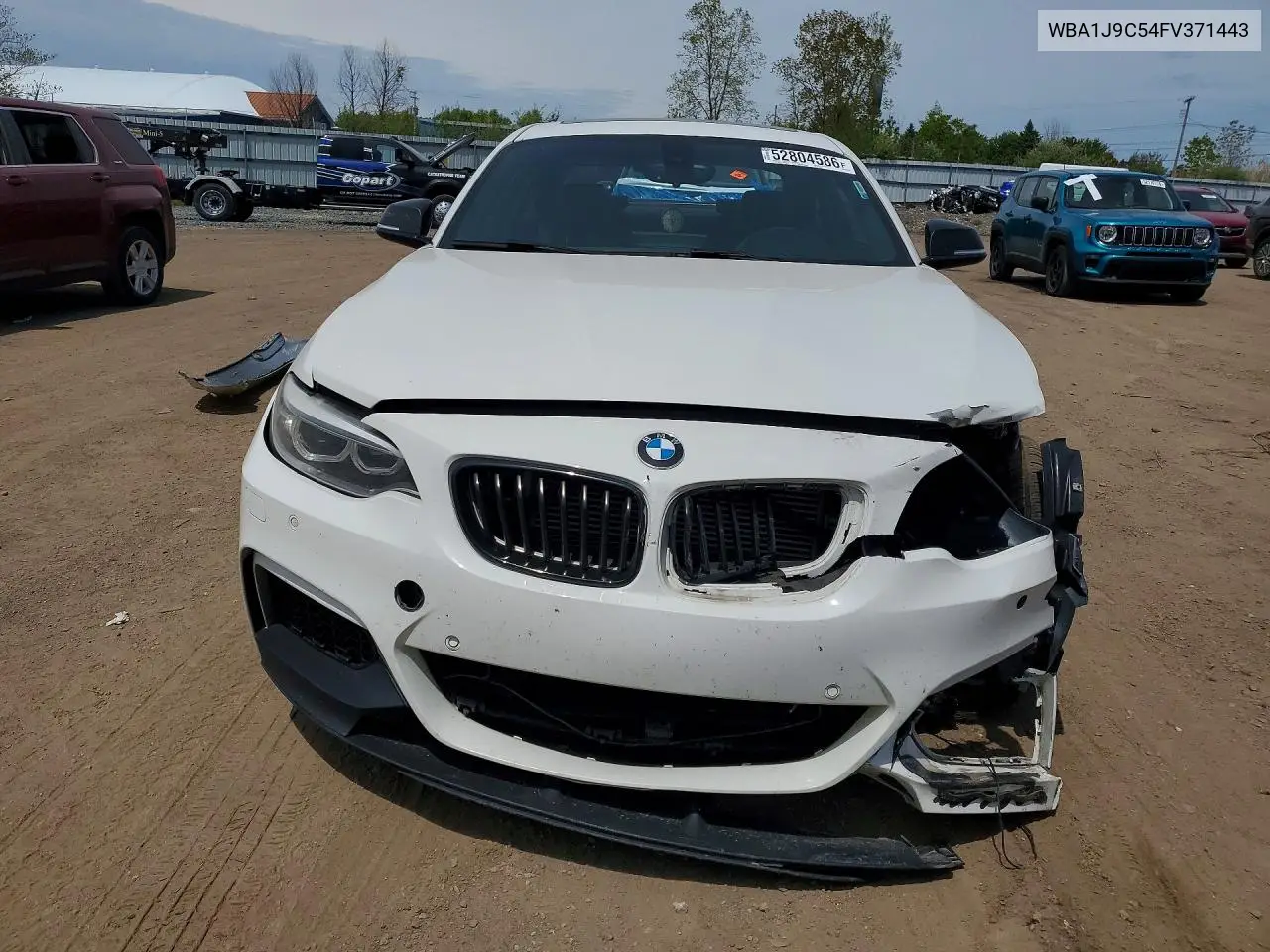 2015 BMW M235Xi VIN: WBA1J9C54FV371443 Lot: 52804586
